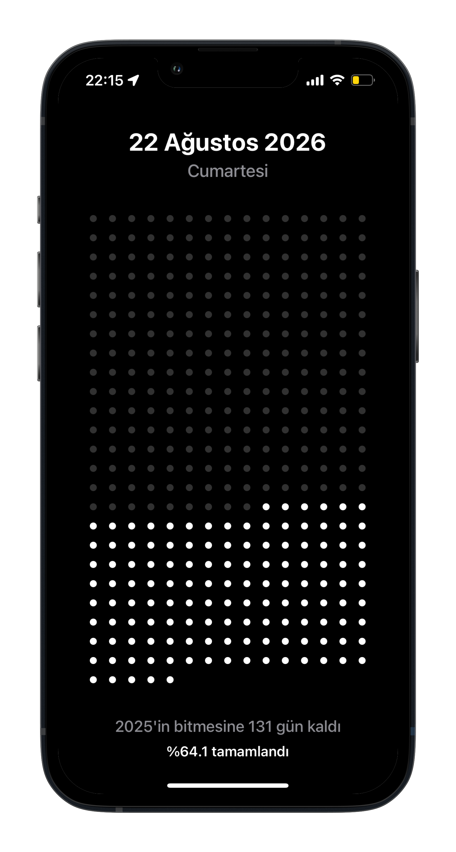 Motiveo iOS Dark Interface Mockup